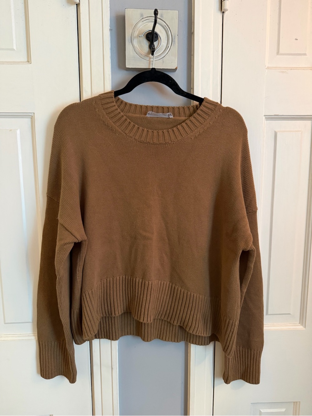 Everlane Crewneck Sweater in Camel